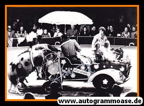 Autogramm Zirkus | DOMPTEUR | 1970er Foto (Showszene SW) 3