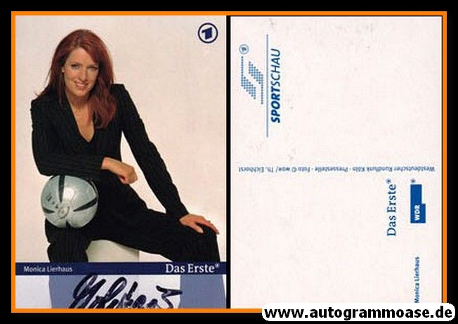 Autogramm TV | ARD | Monica LIERHAUS | 2000er "Sportschau" (Eichhorst)