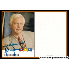 Autogramm TV | RTL | Heiner BREMER | 1980er (Portrait Color)