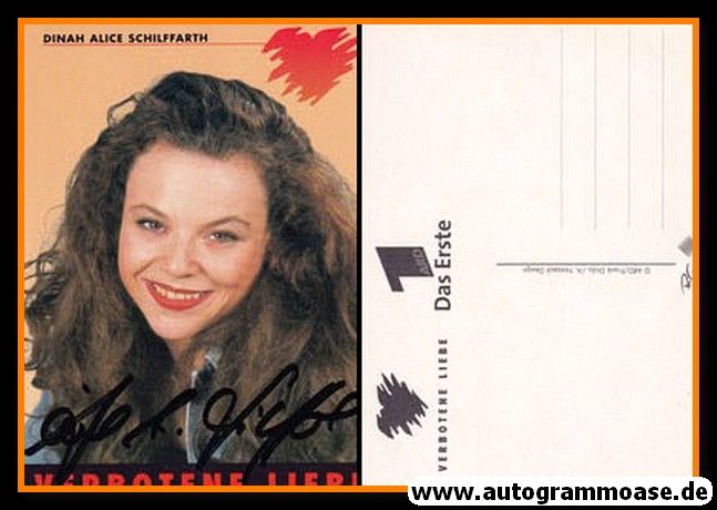 Autogramm TV | ARD | Dinah Alice SCHILFFARTH | 2000er "Verbotene Liebe"