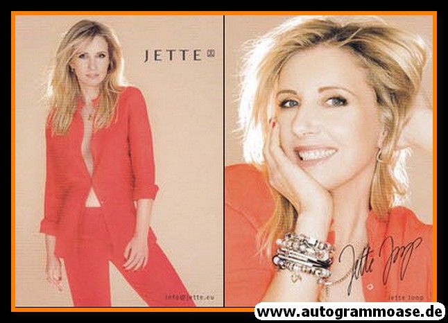 Autogramm Mode | Jette JOOP | 2000er Druck (Portrait Color)