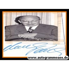 Autogramm Literatur | Marcel REICH-RANICKI | 1970er Foto (Portrait SW)