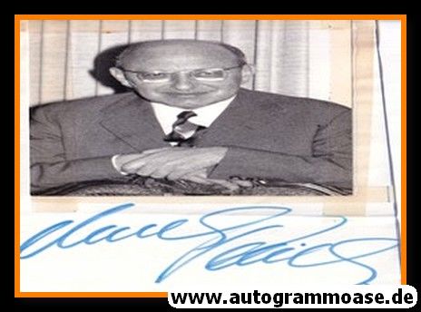 Autogramm Literatur | Marcel REICH-RANICKI | 1970er Foto (Portrait SW)