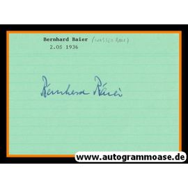 Autogramm Wasserball | Bernhard BAIER (1936 OS-Silber)