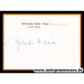 Autogramm Hochsprung | Elfriede KAUN (1936 OS-Bronze)