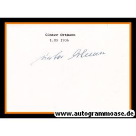Autograph Handball | DHB | Günter ORTMANN (1936 OS-Gold)