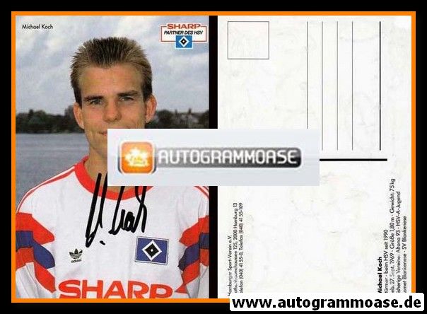 Autogramm Fussball | Hamburger SV | 1990 | Michael KOCH