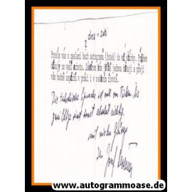 Brief Kanu | Josef HOLECEK (1948 Olympiasieg)