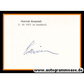 Autogramm Handball | Tschechien | Jindrich KREPINDL (1972 OS-Silber)