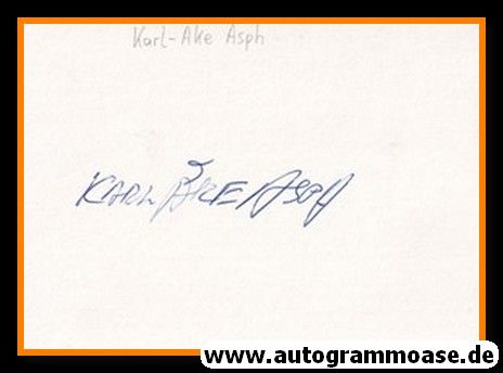 Autograph Langlauf | Karl-Ake ASPH (1964 Olympiasieger)
