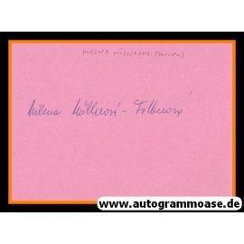 Autogramm Turnen | Milena MÜLLEROVA (1948 OS-Gold CSSR)