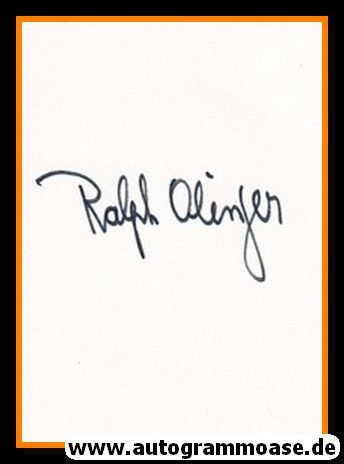 Autogramm Ski Alpin | Ralph OLINGER (1948 OS-Bronze)