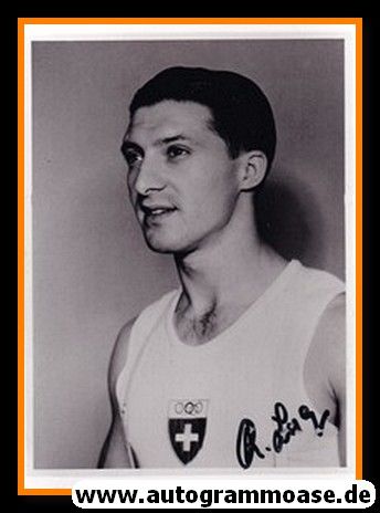 Autogramm Turnen | Robert LUCY | 1948 Foto (Portrait SW) OS-Silber
