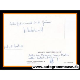 Autogramm Handball | Schweiz | Willy HUFSCHMID (1936 OS-Bronze)