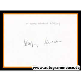 Autogramm Rodeln | Wolfgang SCHEIDEL (1972 OS-Gold)