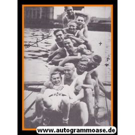 Mannschaftsbild Rudern | ACHTER | 1936 (OS-Bronze) + AG Heinz KAUFMANN