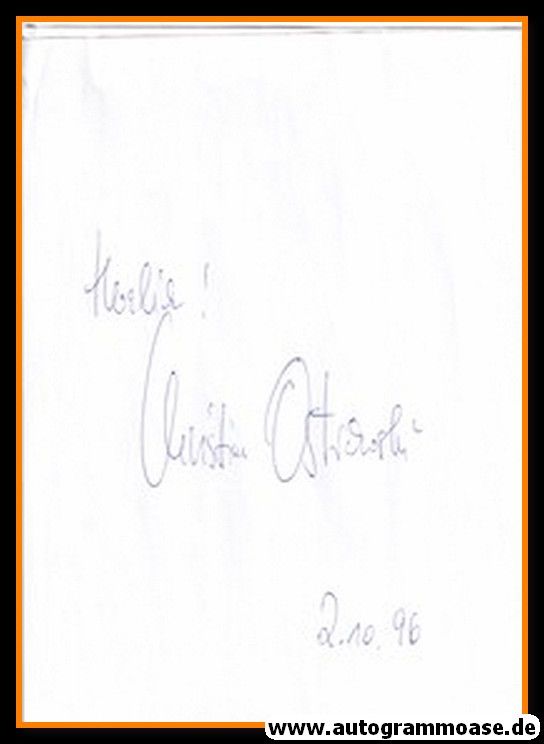 Autograph Politik | LINKE | Christine OSTROWSKI 