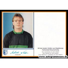 Autogramm Fussball | 1. FC Magdeburg | 1990 Druck | Andreas NARR