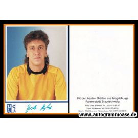 Autogramm Fussball | 1. FC Magdeburg | 1990 Druck | Dirk HEYNE