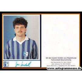 Autogramm Fussball | 1. FC Magdeburg | 1990 Druck | Jens LANDRATH