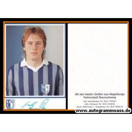 Autogramm Fussball | 1. FC Magdeburg | 1990 Druck | Sandy ENGE