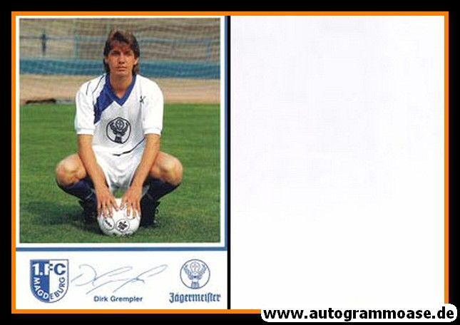 Autogramm Fussball | 1. FC Magdeburg | 1990 | Dirk GREMPLER