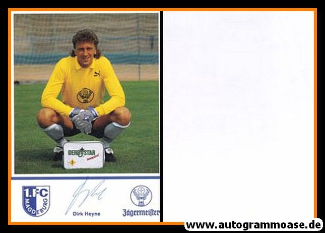 Autogramm Fussball | 1. FC Magdeburg | 1990 | Dirk HEYNE