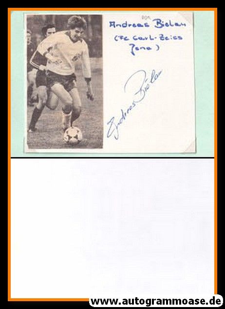 Autograph Fussball | DDR | Andreas BIELAU