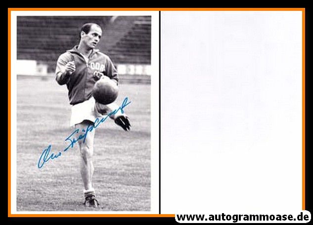 Autogramm Fussball | DDR | Otto FRÄSSDORF | 1960er Foto + Brief
