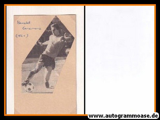 Autogramm Fussball | FC Vorwärts Frankfurt/Oder | 1980er | Harald GRAMENZ
