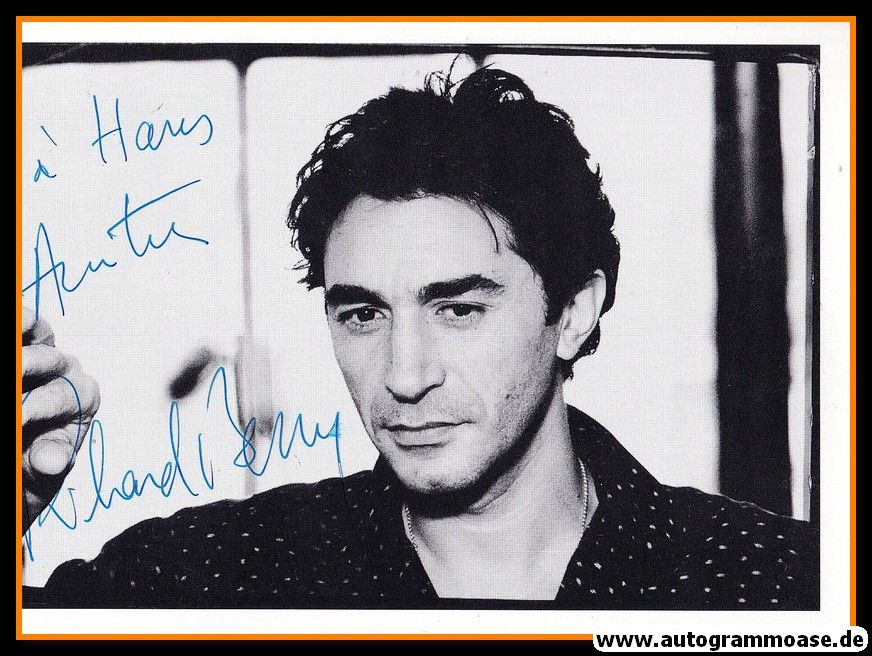 Autogramm Film (Frankreich) | Richard BERRY | 1990er (Portrait SW)