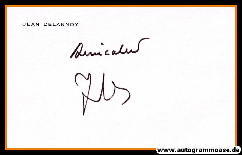 Autograph Film (Frankreich) | Jean DELANNOY (Regisseur)