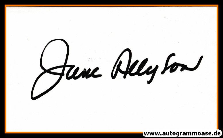 Autograph Film (USA) | June ALLYSON
