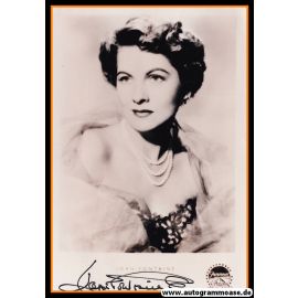 Autogramm Film (USA) | Joan FONTAINE | 1950er Foto (Portrait SW Paramount)