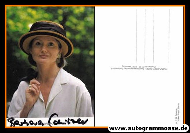 Autogramm Schauspieler | Barbara SCHNITZLER | 1980er (Portrait Color Rüdel)