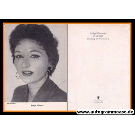 Autogramm Schauspieler | Evelyn KÜNNEKE | 1950er (Portrait SW) WS-Druck