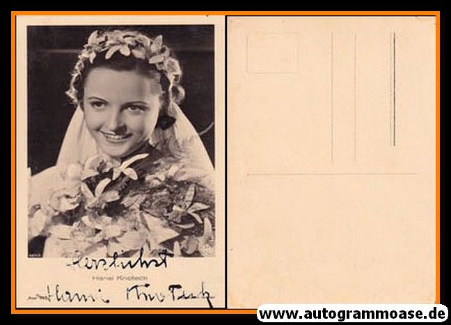 Autogramm Schauspieler | Hansi KNOTECK | 1930er (Portrait SW) Ross 9671-1