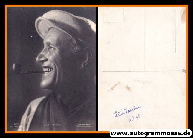 Autogramm Schauspieler | Luis TRENKER | 1940er (Portrait SW) FFV G117 _