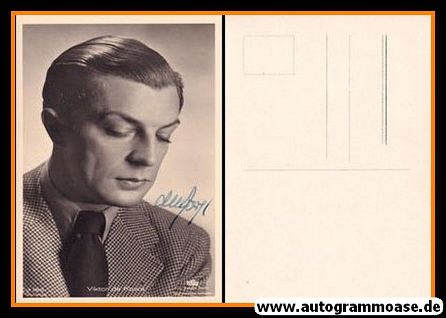 Autogramm Schauspieler | Viktor DE KOWA | 1940er (Portrait SW) Ross A2954-1