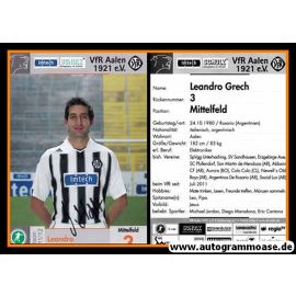 Autogramm Fussball | VfR Aalen | 2011 | Leandro GRECH