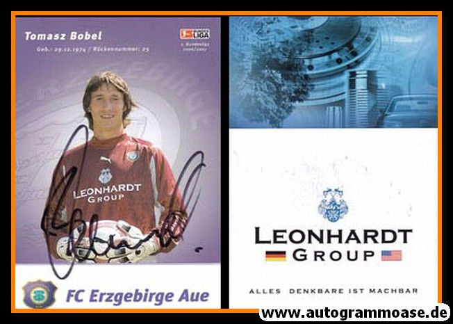 Autogramm Fussball | FC Erzgebirge Aue | 2006 | Tomasz BOBEL