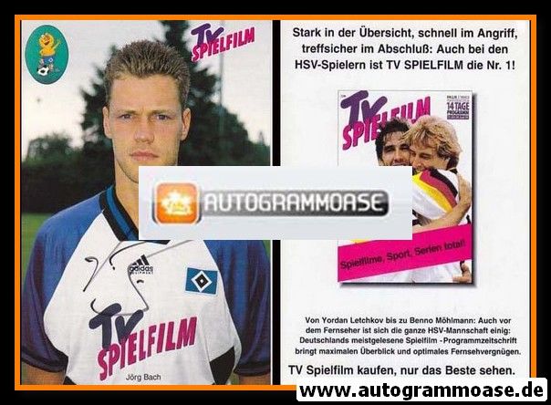 Autogramm Fussball | Hamburger SV | 1994 | Jörg BACH