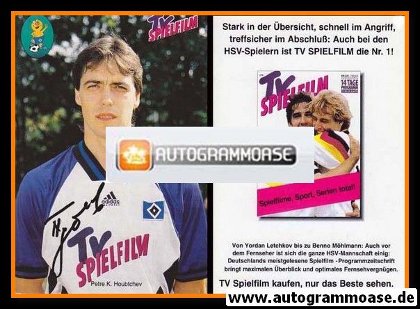 Autogramm Fussball | Hamburger SV | 1994 | Petr HOUBTCHEV