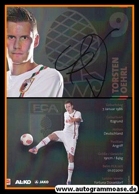 Autogramm Fussball | FC Augsburg | 2012 | Torsten OEHRL
