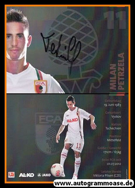 Autogramm Fussball | FC Augsburg | 2012 | Milan PETRZELA