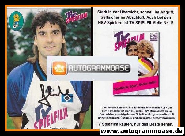 Autogramm Fussball | Hamburger SV | 1994 | Carsten KOBER