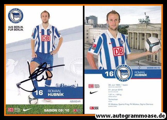 Autogramm Fussball | Hertha BSC Berlin | 2009 | Roman HUBNIK