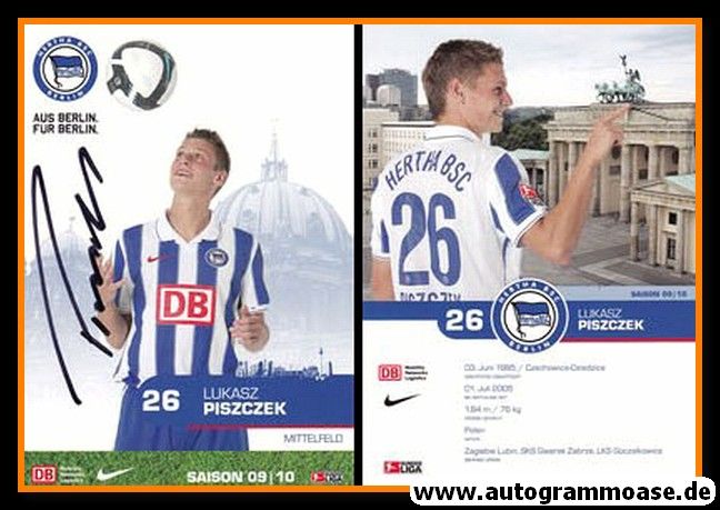 Autogramm Fussball | Hertha BSC Berlin | 2009 | Lukasz PISZCZEK