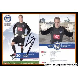 Autogramm Fussball | Hertha BSC Berlin | 2009 | Christopher GÄNG