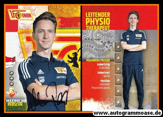 Autogramm Fussball | 1. FC Union Berlin | 2020 | Maximilian PERSCHK
